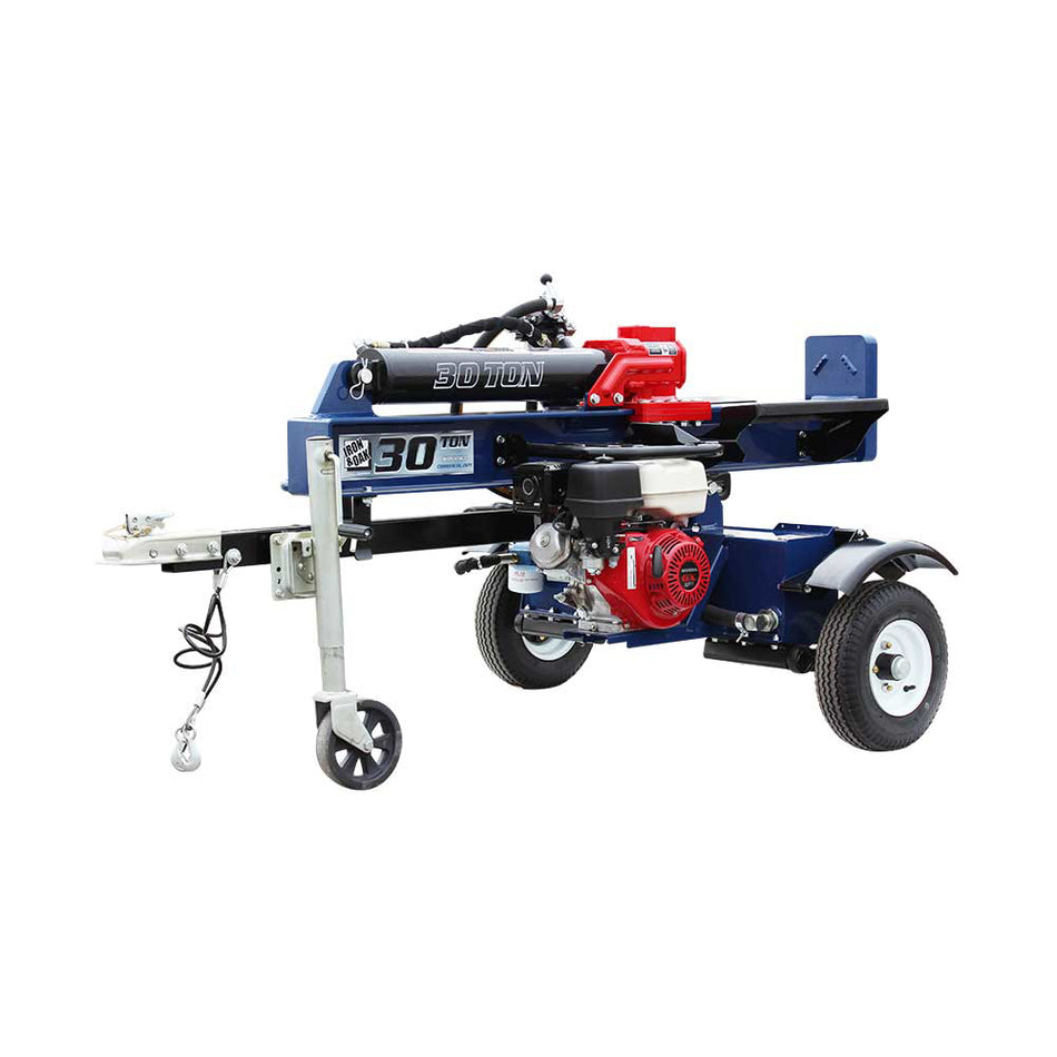 Iron & Oak 30 Ton Vertical Horizontal Log Splitter Torsion Axle (BHVH3018GXT)