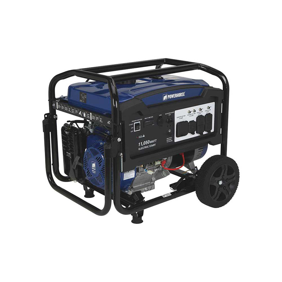 Powerhorse Portable Generator — 11,050 Surge Watts, 8400 Rated Watts Electric Start (102221)