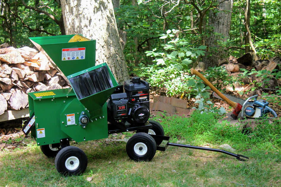 Mighty Mac™ Electric Start Wood Chipper Shredder 3-1/2” Max Capacity - 7HP (12PTE1100)