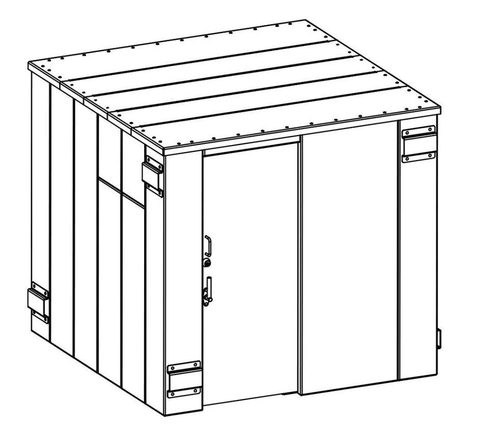 ESP Storm Shelter (14 Person) SR84X084G at Wood Splitter Direct