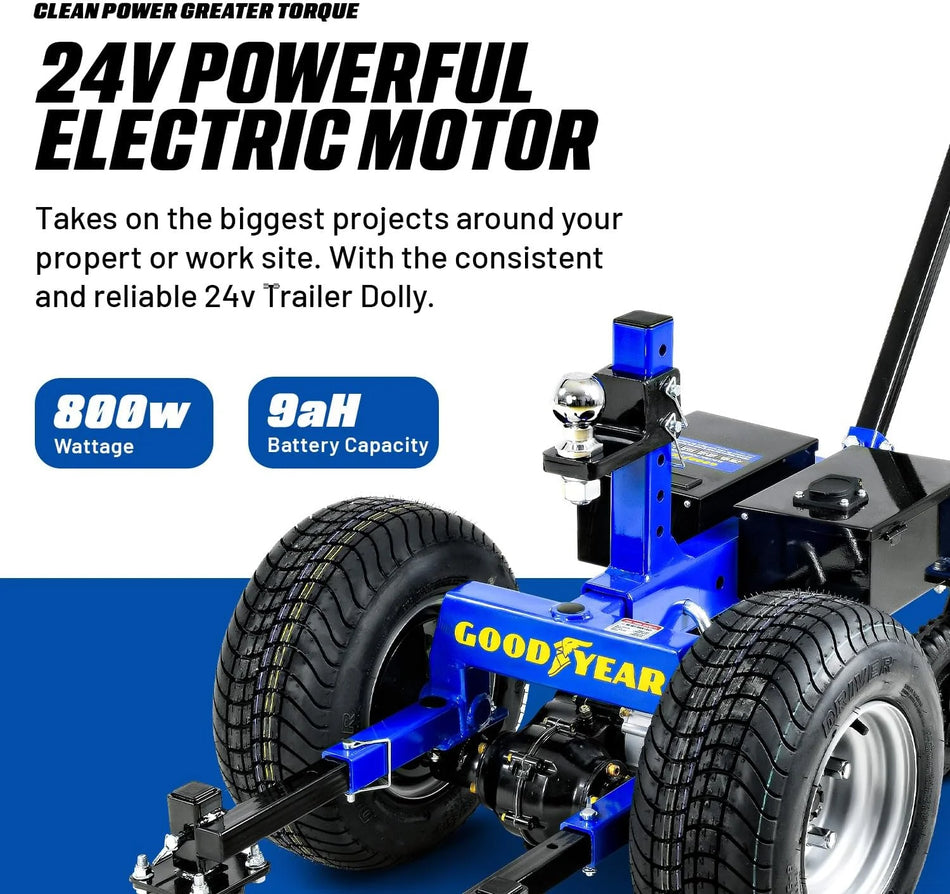 Goodyear® Electric Self-Propelled Trailer Dolly 7500 LBS Max Towing 5500 LBS Max Boat (GUO121)