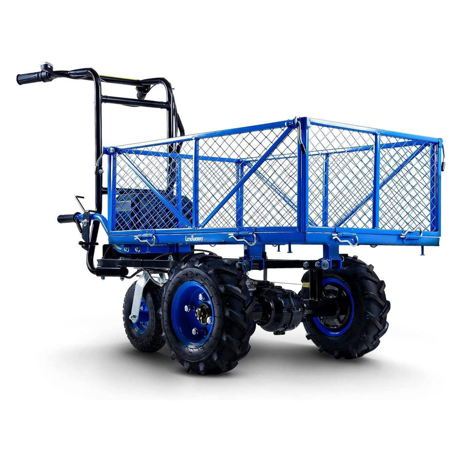 Landworks 48V 500 lb Working Capacity Self-Propelled Electric Utility Wagon Garden Cart (GUO026)