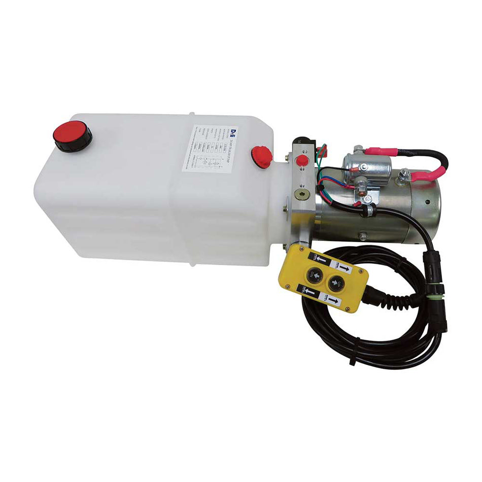 NorTrac® 12 Volt DC Hydraulic Power Unit | Single Acting (47392)