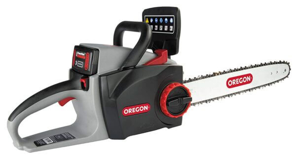 Oregon CS300 Self-Sharpening Cordless Chainsaw with 2.6 Ah Battery and Charger (572626) at Wood Splitter Direct