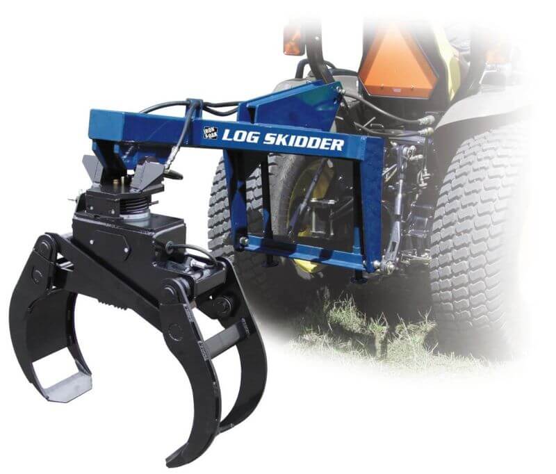 Iron & Oak 3-Point Tractor Mount Skidder Loader Grapple (SB-06) at Wood Splitter Direct