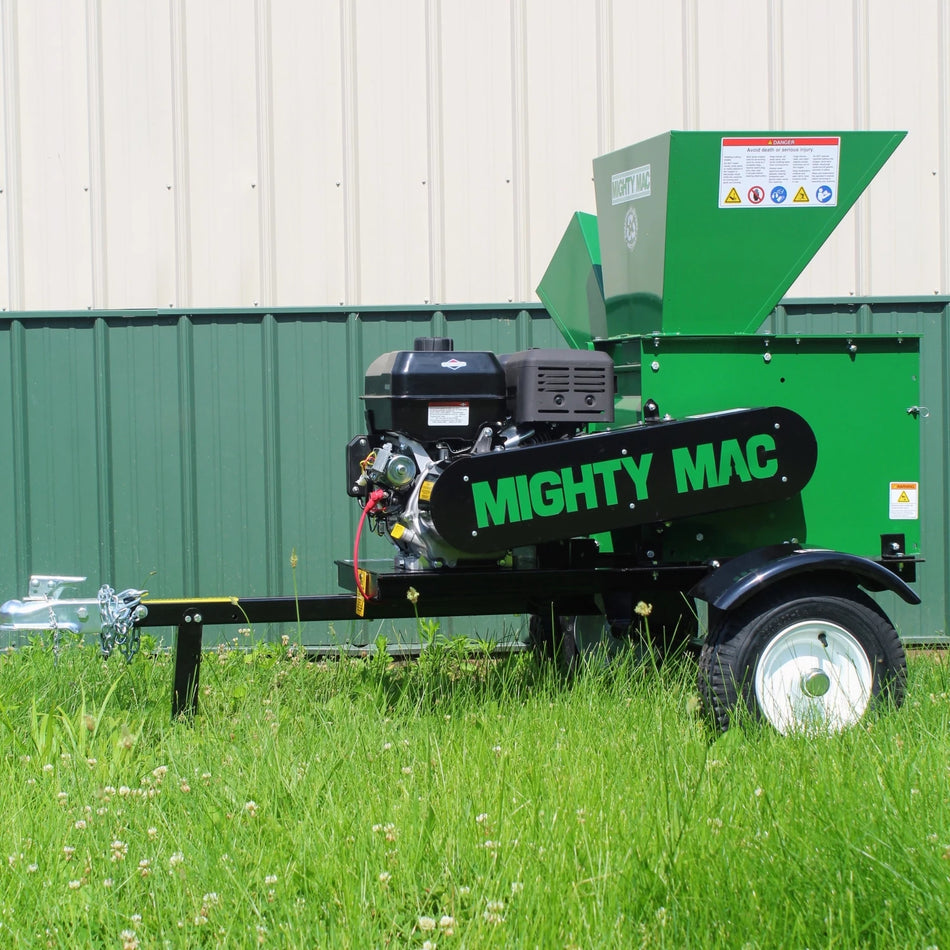 Mighty Mac™ Electric Start Hammermill Wood Chipper Shredder 4.5” 13.5HP HWY Towable (SC185E)