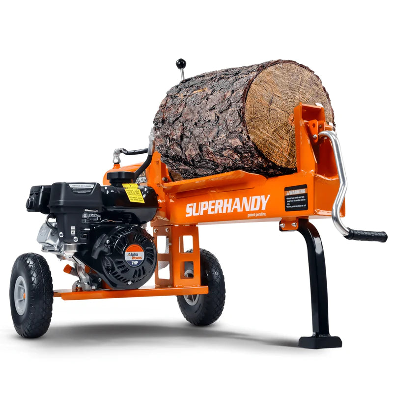 SuperHandy Portable 20 Ton 7HP Gas Powered Log Splitter (GUO077)