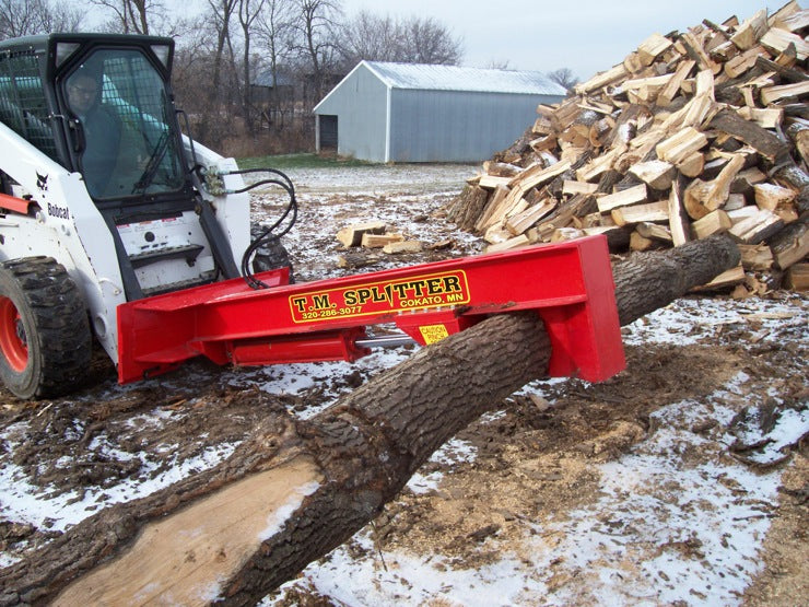 TM Pro Log Splitter Skid Steer Attachment (24”, 30” or 36” Stroke)