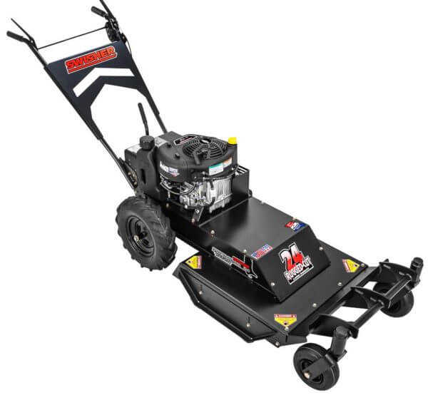 Swisher 24 Inch Walk Behind Rough Cut Mower (WBRC11524C) at Wood Splitter Direct